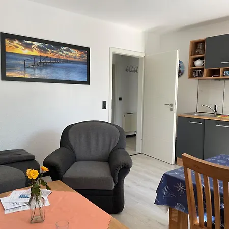 Helle Balkonwohnung Juist Hooksiel Buitenkant foto